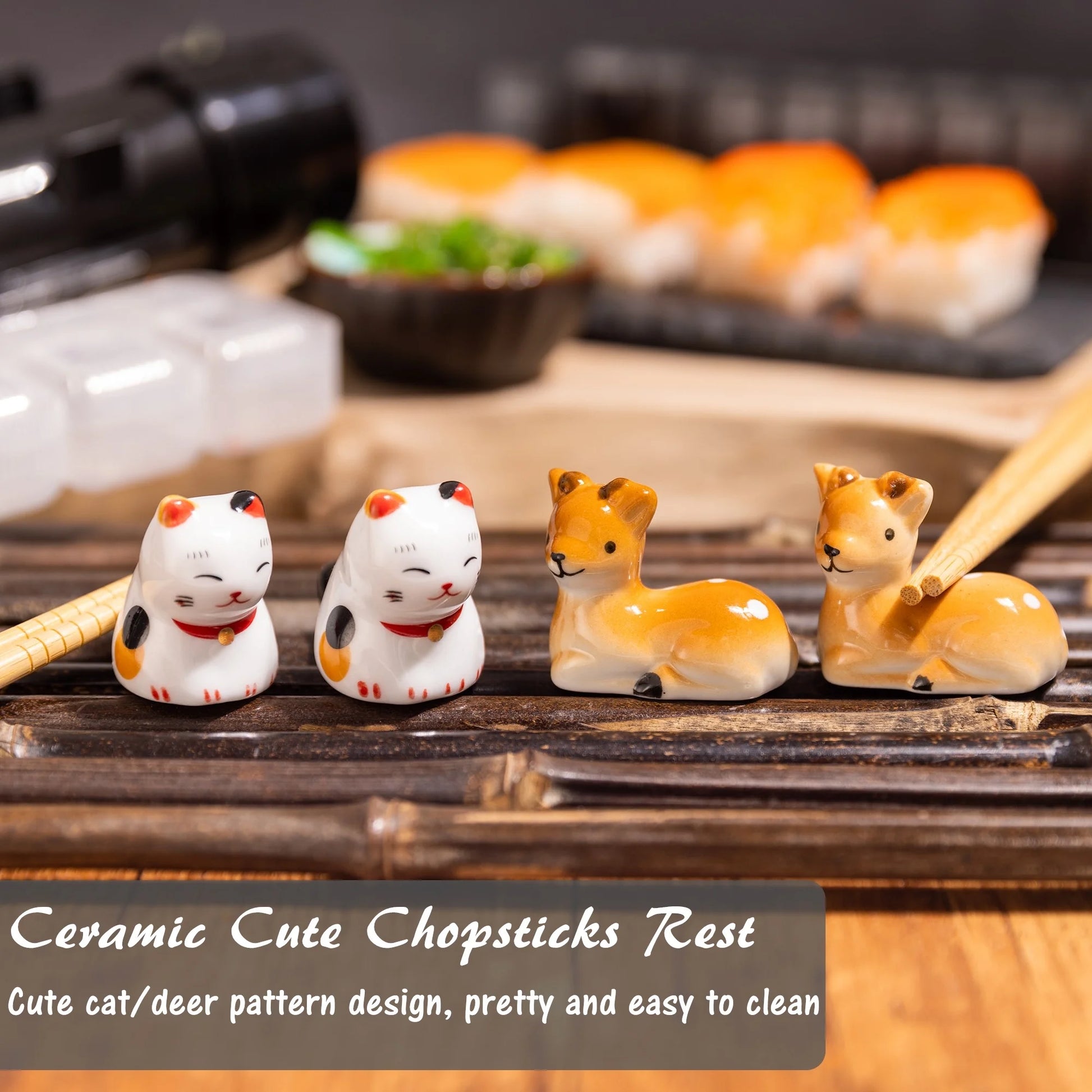 27 Pcs Sushi Making Kit with Bamboo Rolling Kit Sushi Bazooka Maker, Dishwasher Safe