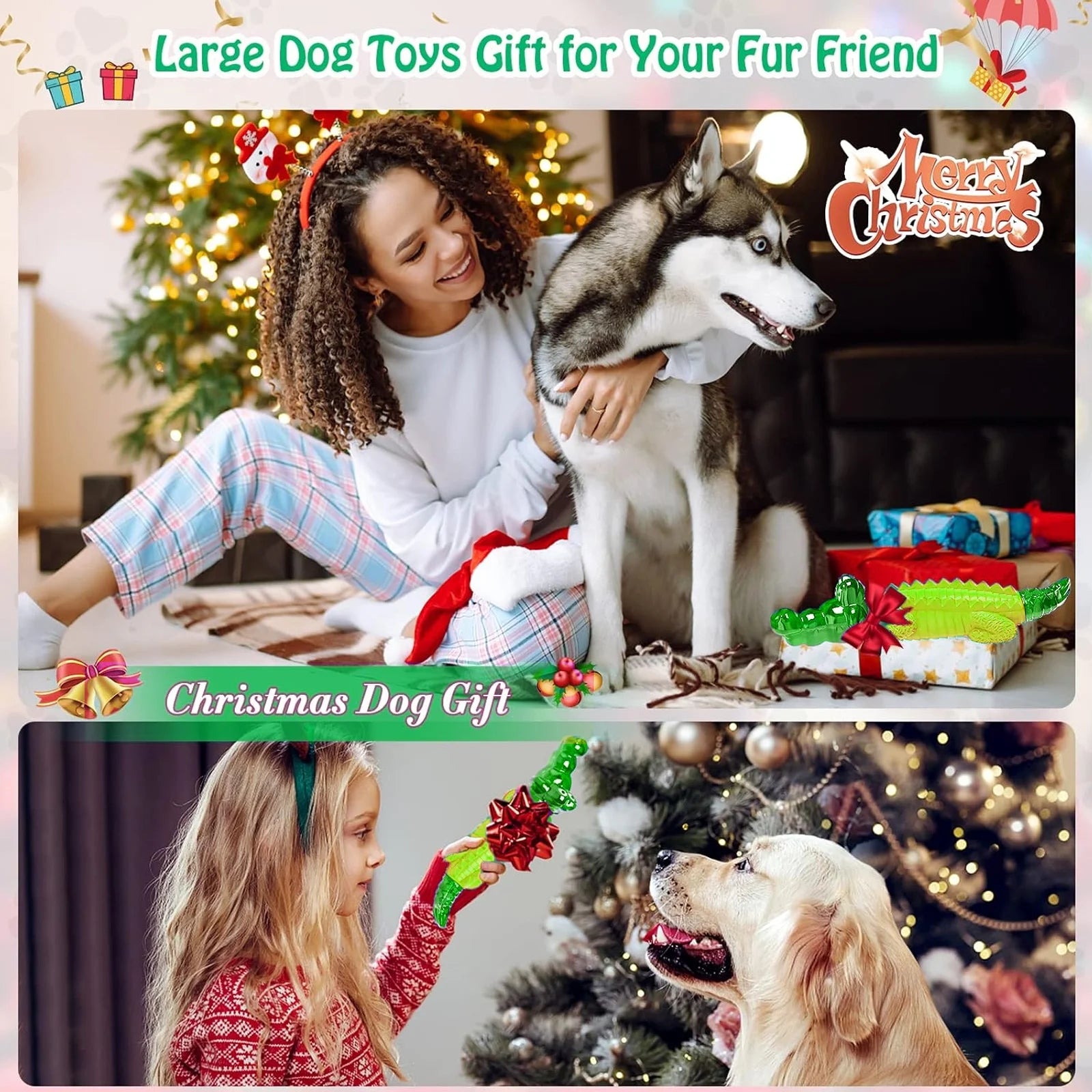 Deluxe Indestructible Dog Chew Toys for Aggressive Chewers - Heavy Duty Options for Small, Medium, and Large Breeds