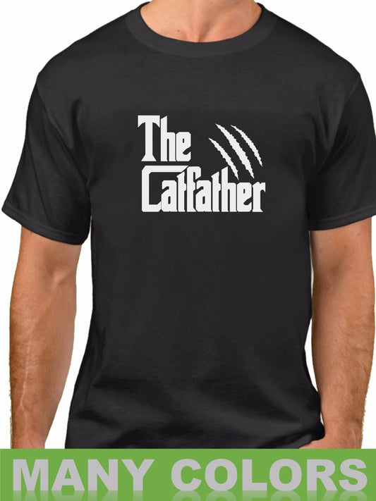 The CatFather Shirt Father's Day Gift Funny Cat Lover Tee Gift for Dad