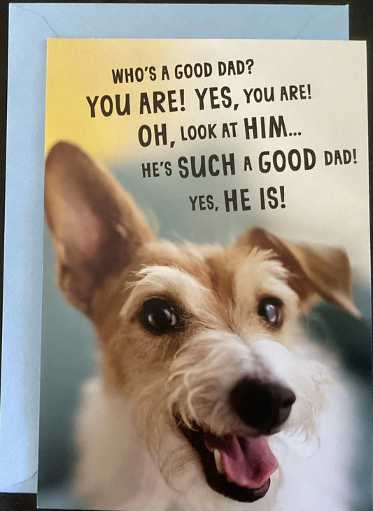 Happy Father’s Day From The Dog Hallmark Greeting Card Humorous