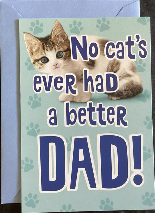 Happy Father’s Day From The Cat Hallmark Greeting Card Humorous