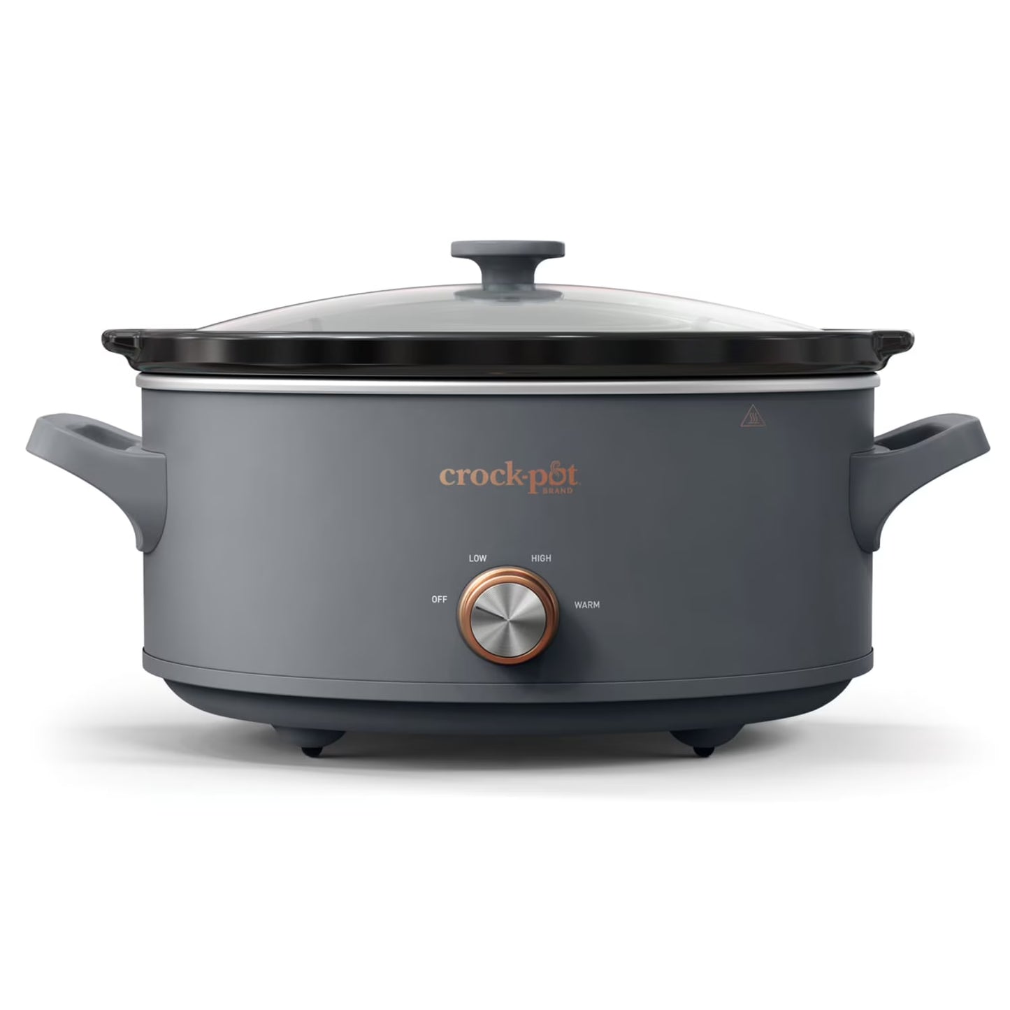 7-Quart Classic Manual Slow Cooker with 3 Heat Settings in Mussel Gray