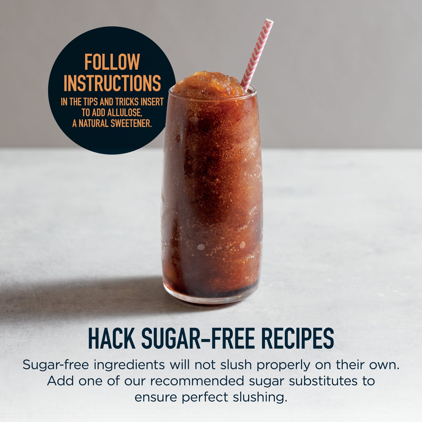 Slushi Frozen Beverage Maker with Rapidchill Technology, 72 Oz Capacity, Three Preset Functions, Dishwasher Safe, Gray