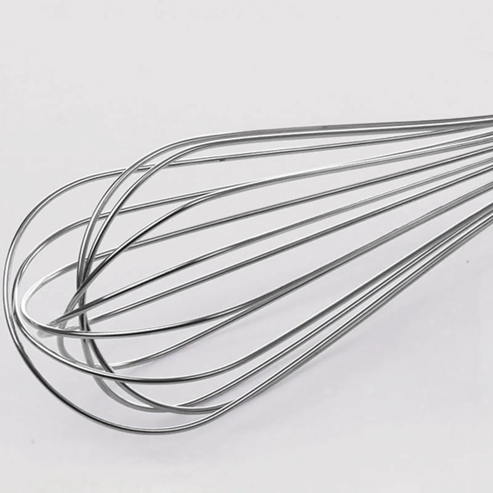 3 Pack Whisk Egg Stainless Steel Set 8"10"12" for Cooking Kitchen Strong Handles Balloon Wire Egg Beater for Stirring, Blending and Beating(Oval)