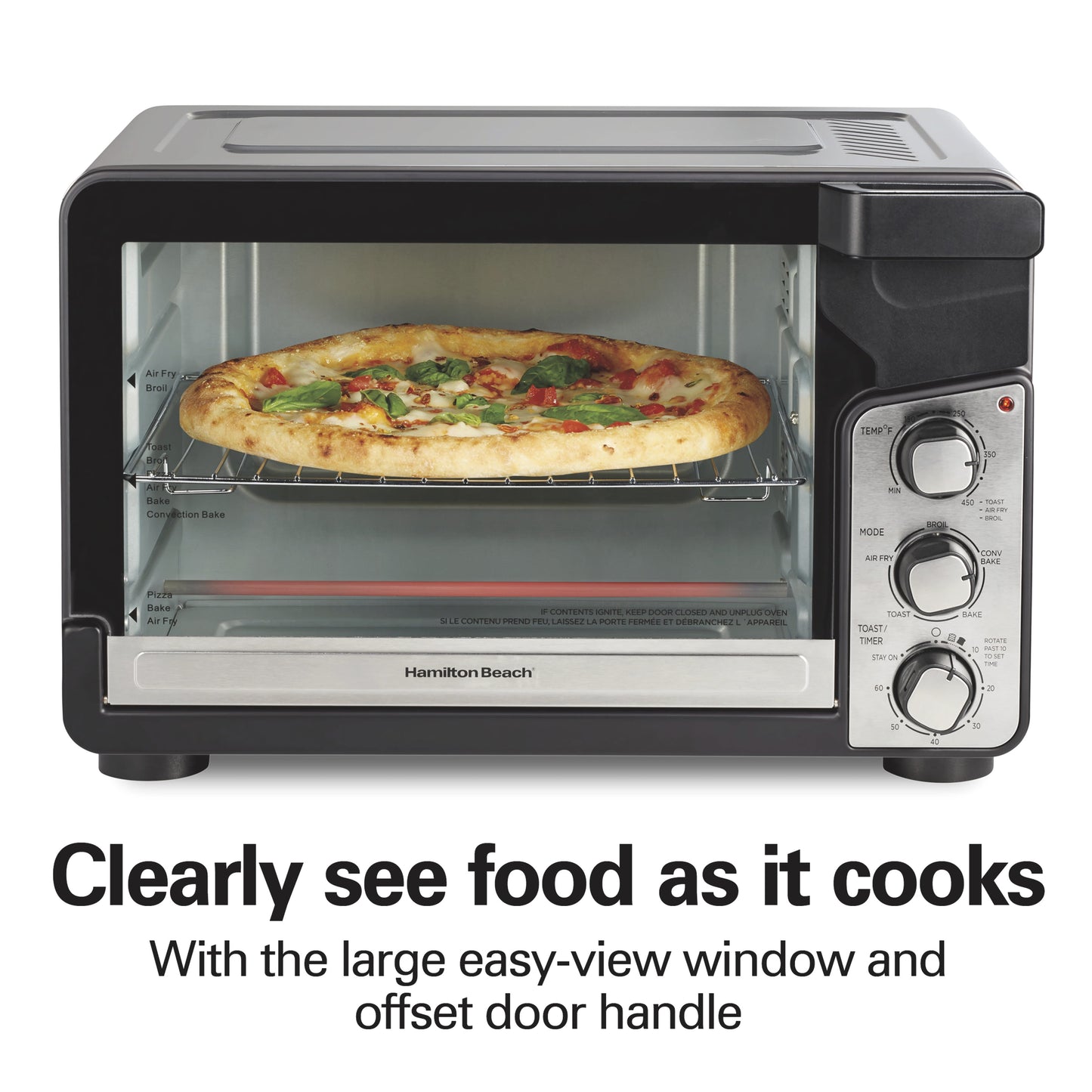 Easy View XL Toaster Oven with Sure-Crisp® Air Fry, 1750W, 6 Slice Capacity, 31460