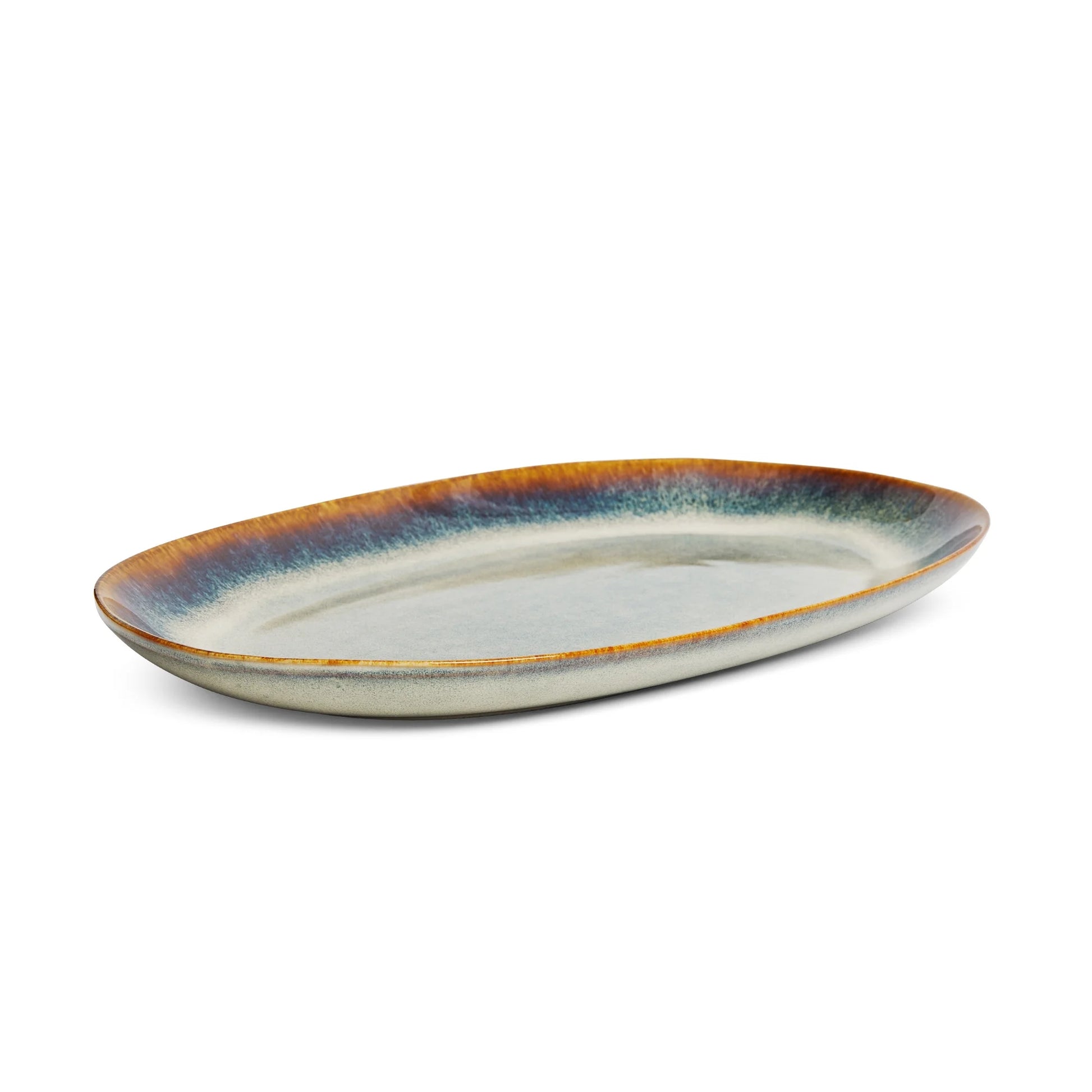 Ceramic Oval Platter, Kayce Collection