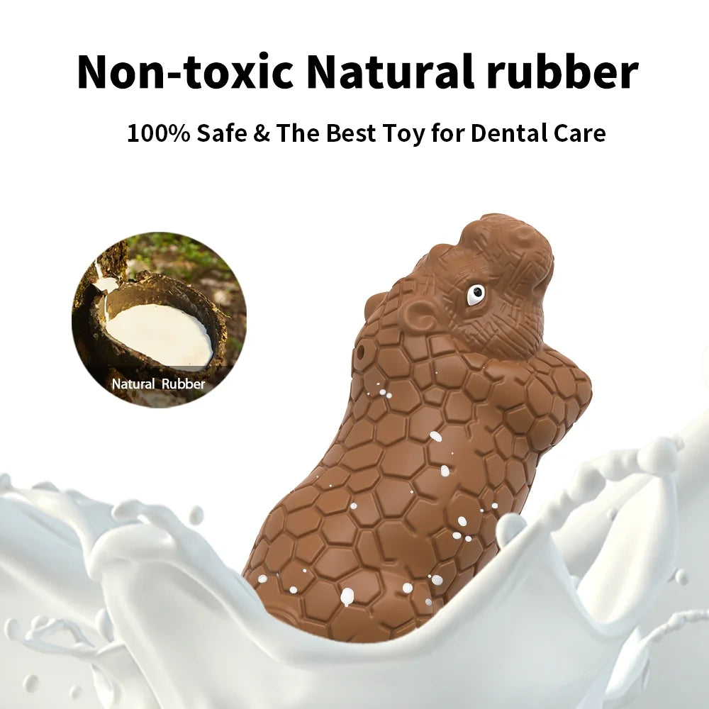 Indestructible Dog Toys for Aggressive Chewers - Beef Flavor for Large Breeds