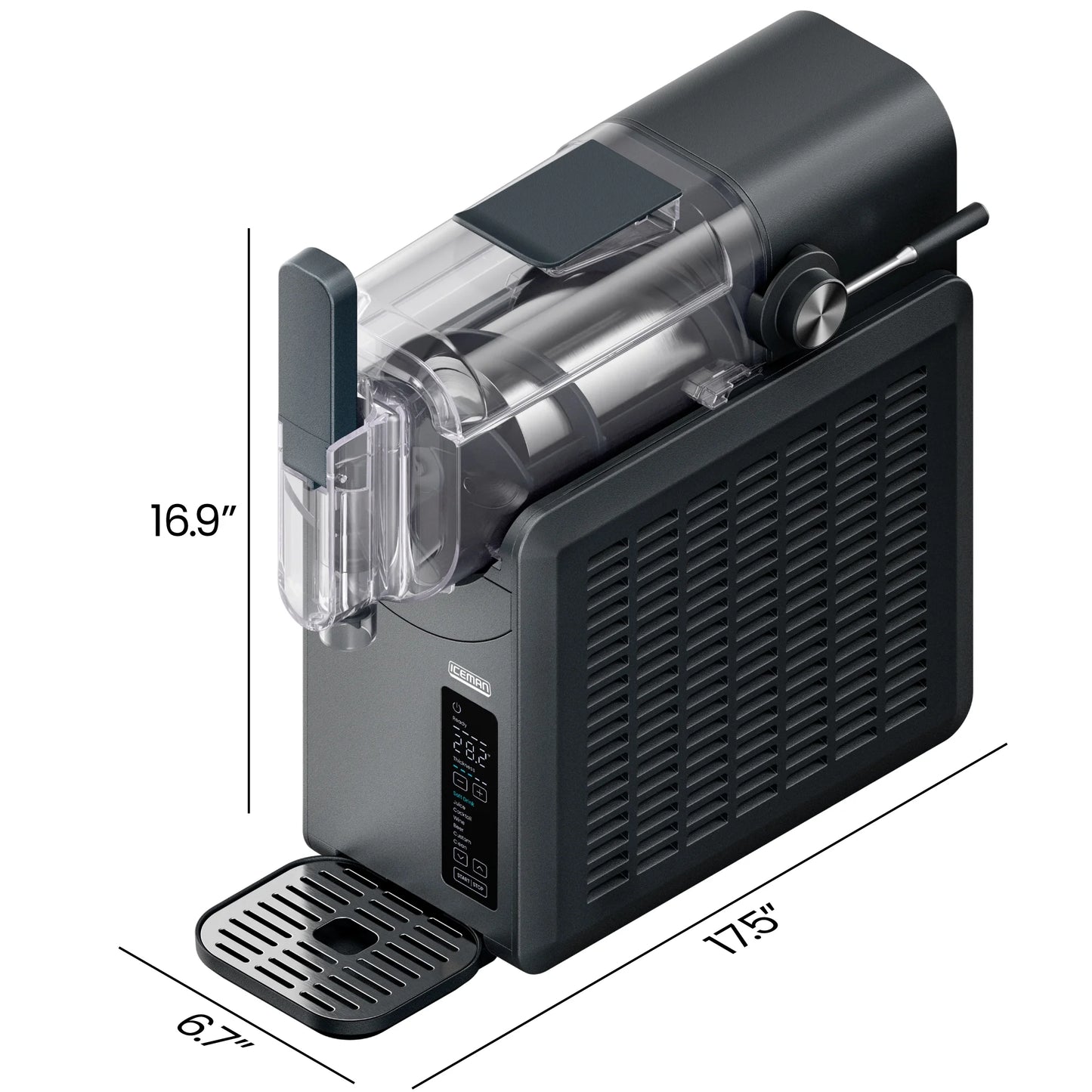 Slush-Ease 48 Oz. Slushy Maker with Adjustable Thickness - Black, Brand New