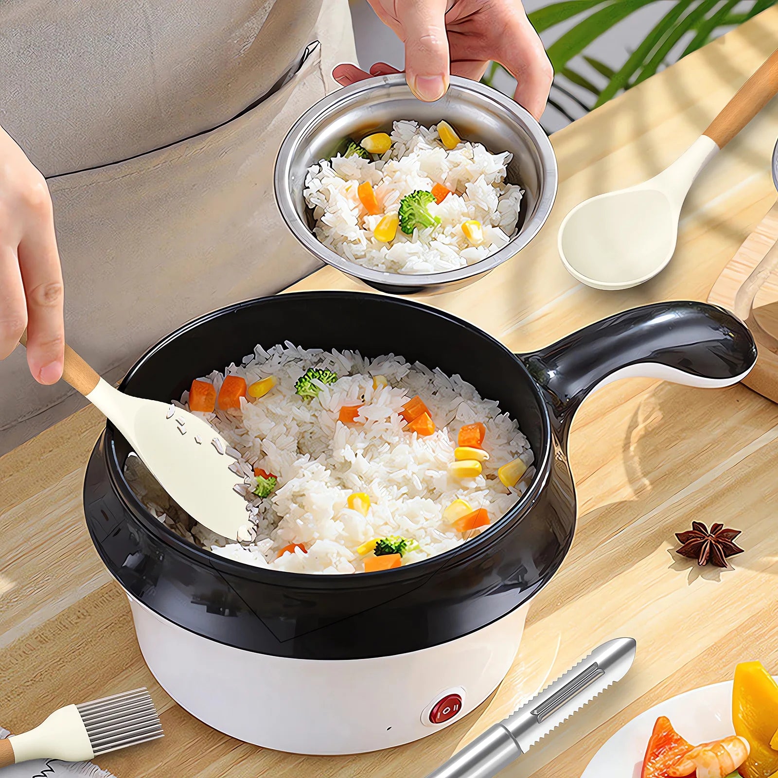 35 Silicone Cooking Utensils Set - 446°F Heat Resistant Silicone Kitchen Utensils for Cooking Sets, BPA FREE Kitchen Utensil Spatula Set for Non-Stick Cookware, Kitchen Gadgets (Cream White)