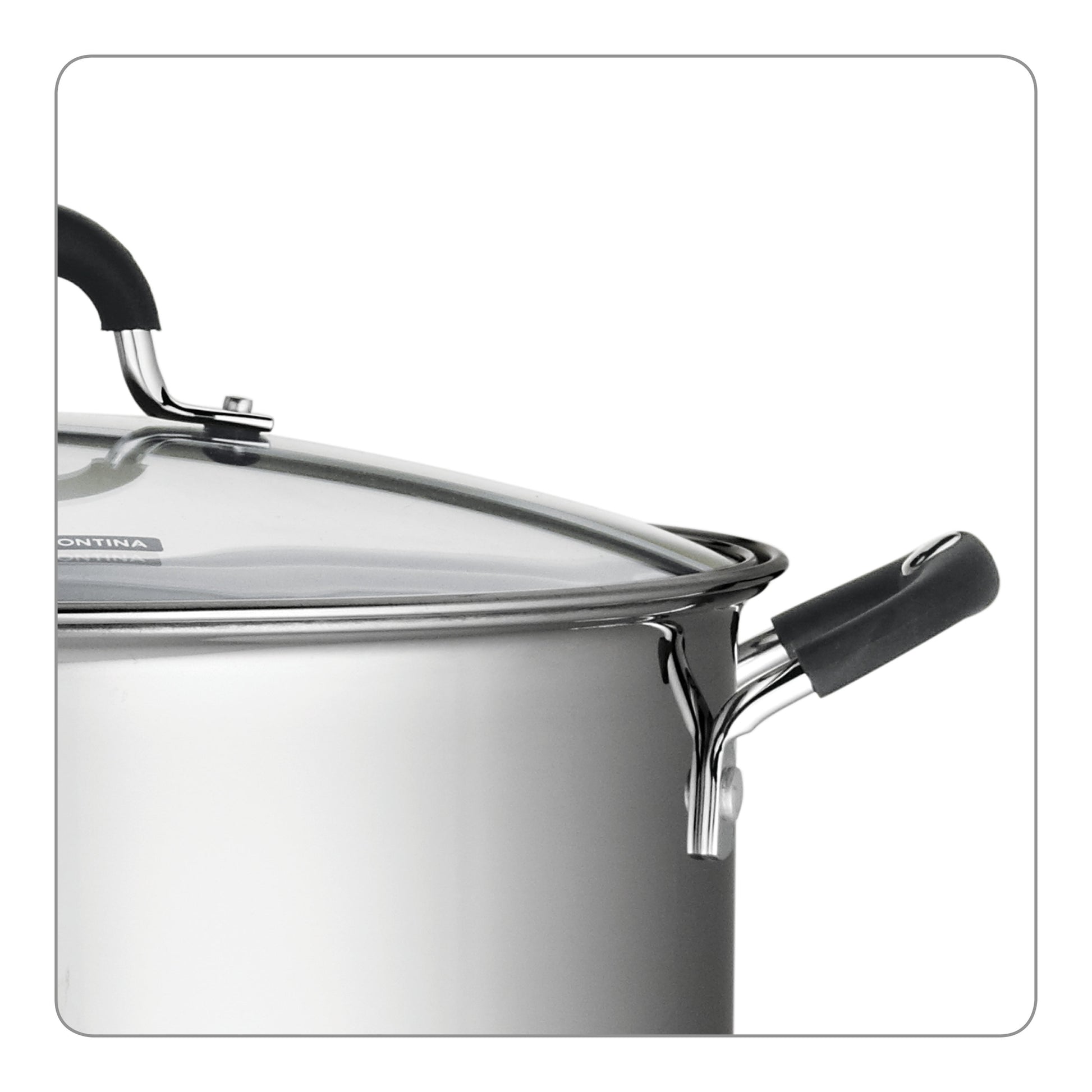 12-Quart Stainless Steel Covered Stock Pot