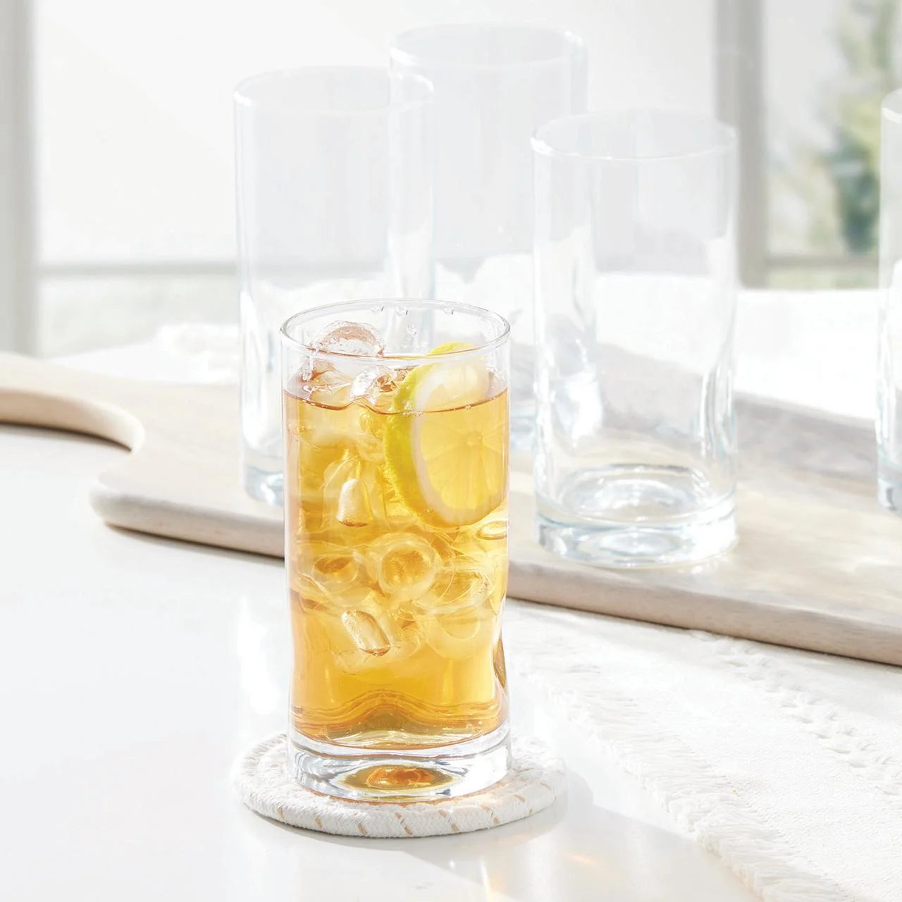 Lyra Glass Drinking Glasses, 4-Piece Set - Thumbnail 2