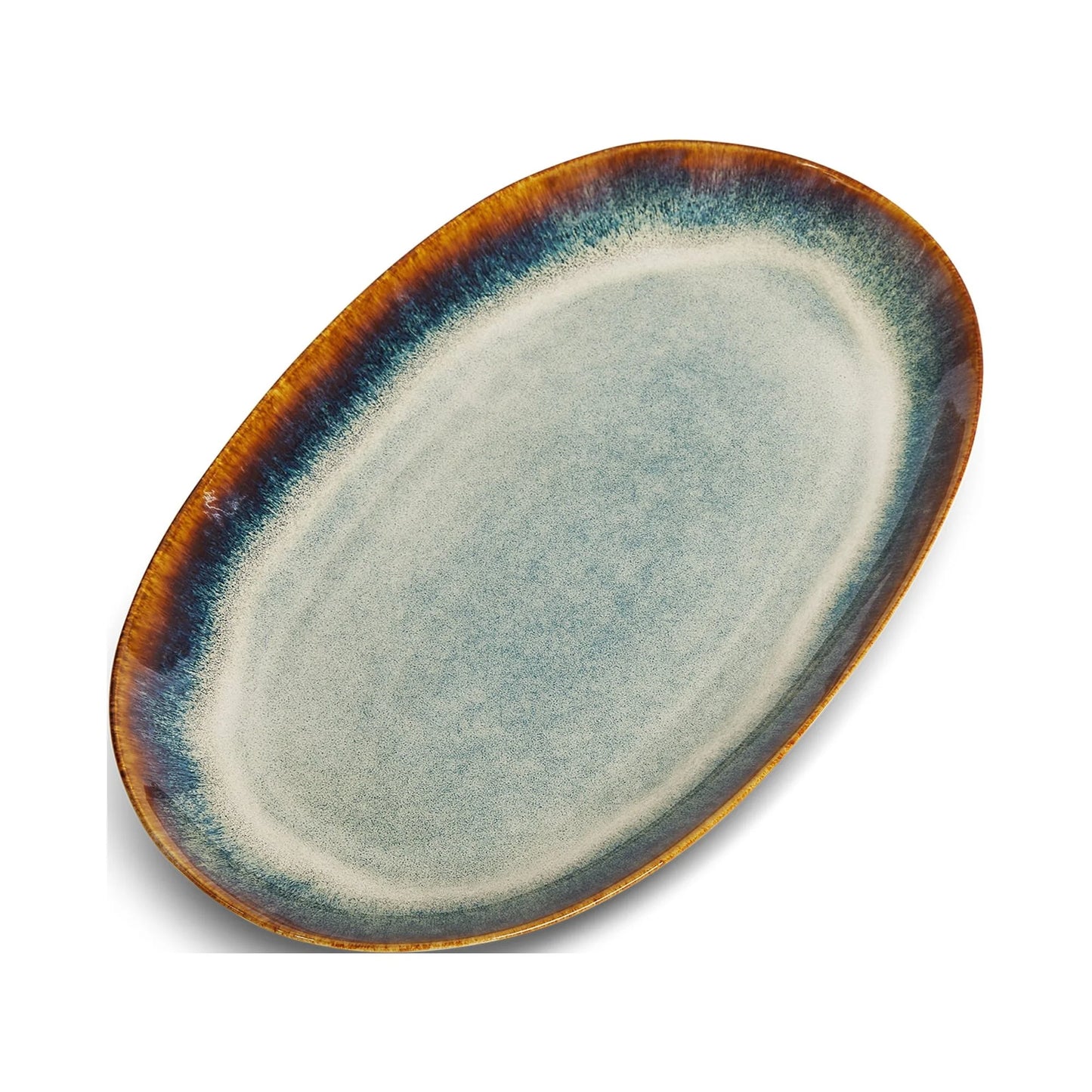 Ceramic Oval Platter, Kayce Collection