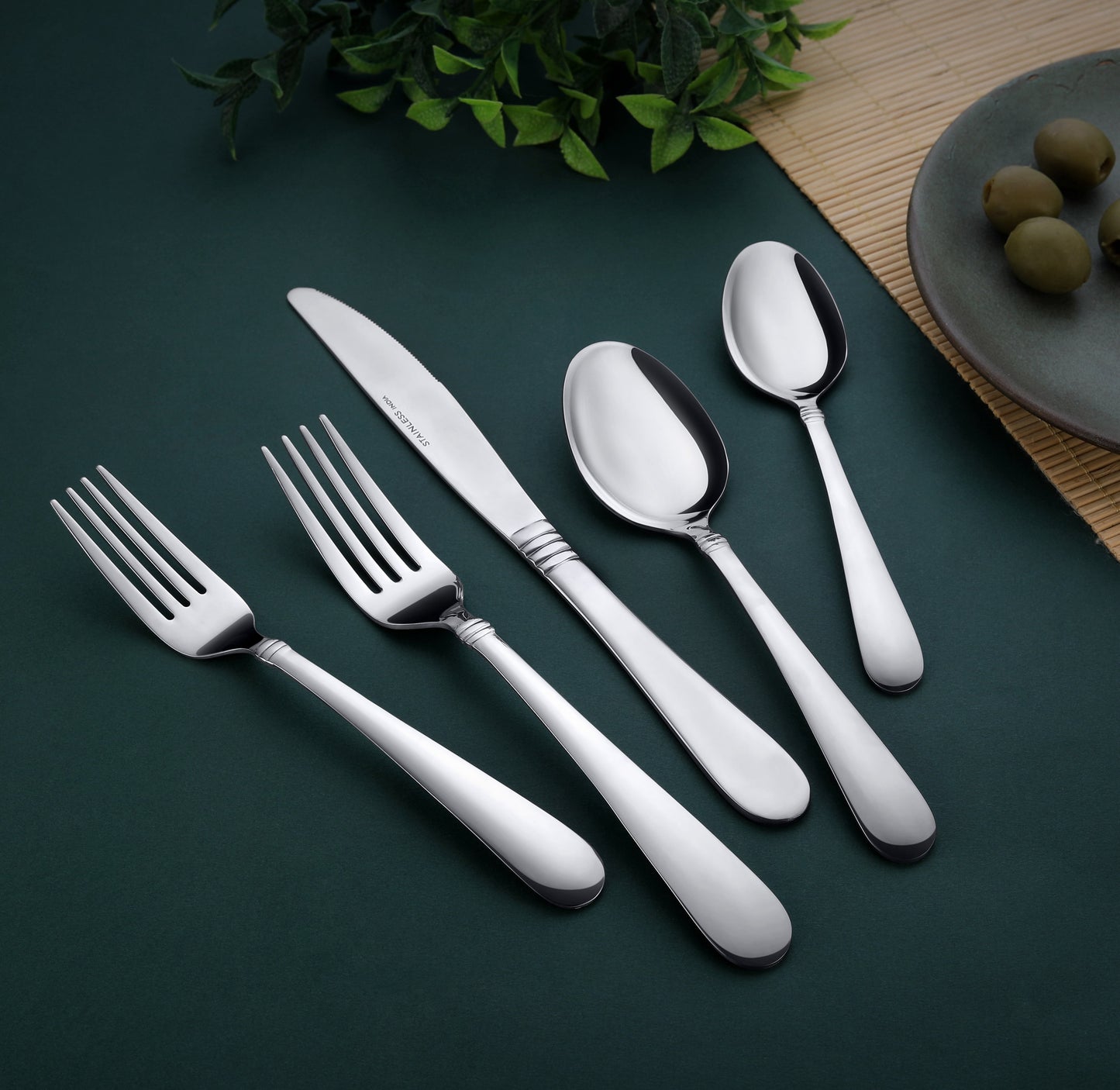 20-Piece Stainless Steel Camfield Flatware Set
