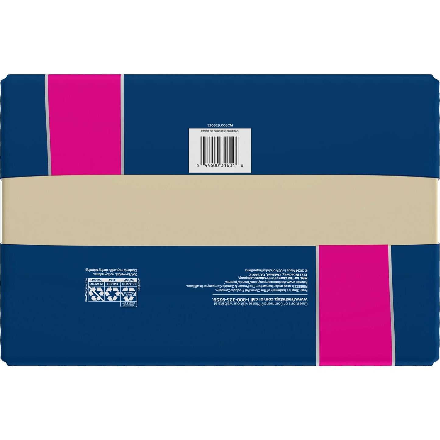 Extreme Scented Clumping Cat Litter with Febreze, Mountain Spring, 38 Lbs