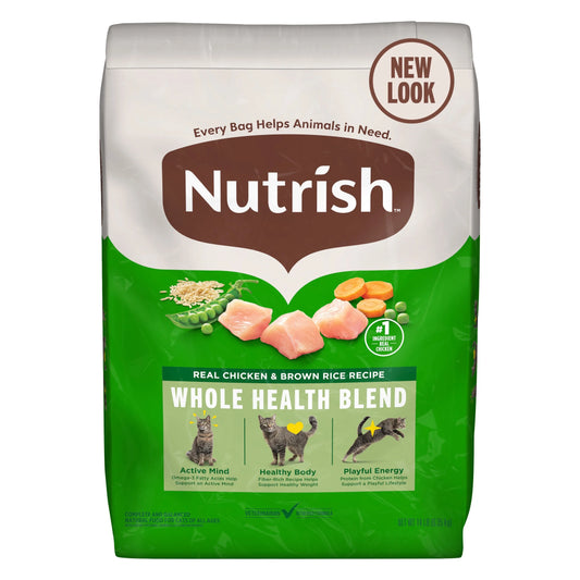 Real Chicken and Brown Rice Recipe Dry Cat Food, 14 lb Bag by Rachael Ray