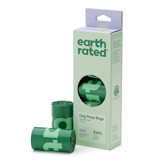 Lavender Scented Leak-Proof Dog Waste Bags, 100 Count in 5 Refill Rolls