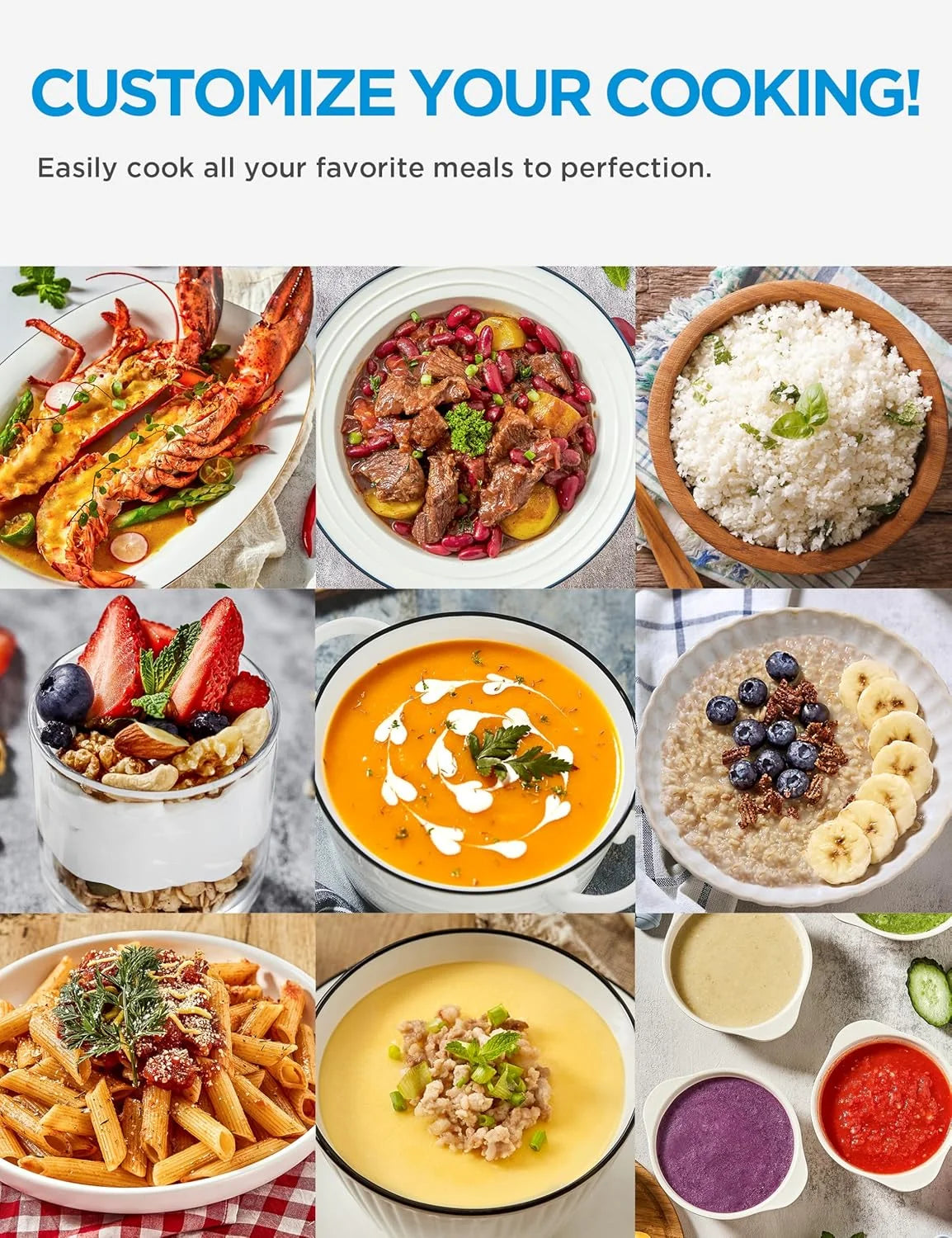 12-In-1 Electric Pressure Cooker, 6 Quarts, 12 Presets, Multi-Functional Programmable,Mpc6002Sbsk