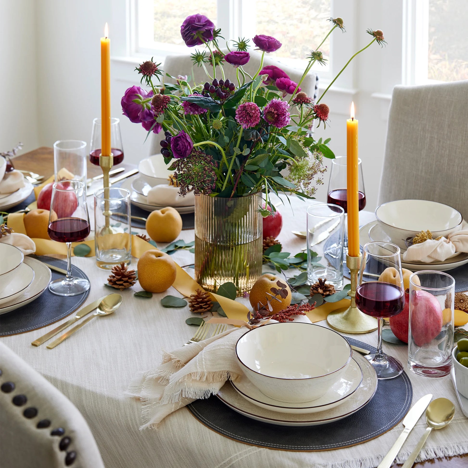 Lyra Glass Drinking Glasses, 4-Piece Set