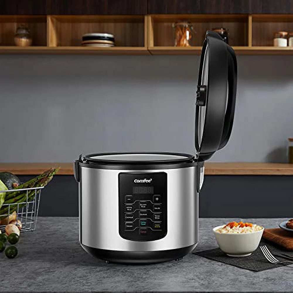 COMFEE Rice Cooker 10 Cup Uncooked 5.2 QT Steamer - Thumbnail 3