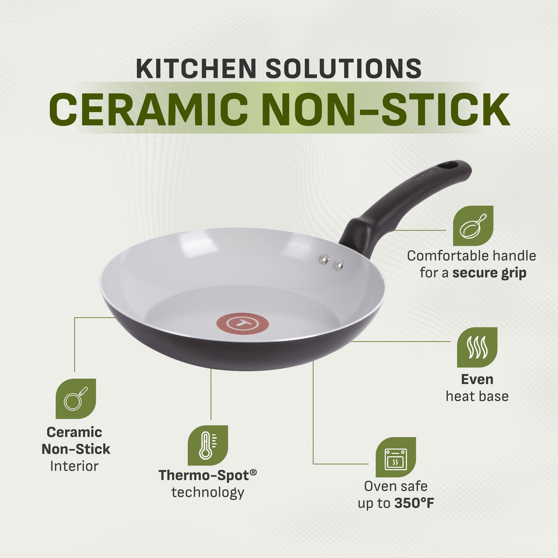 Kitchen Solutions 22-Piece Ceramic Cookware Set in Black