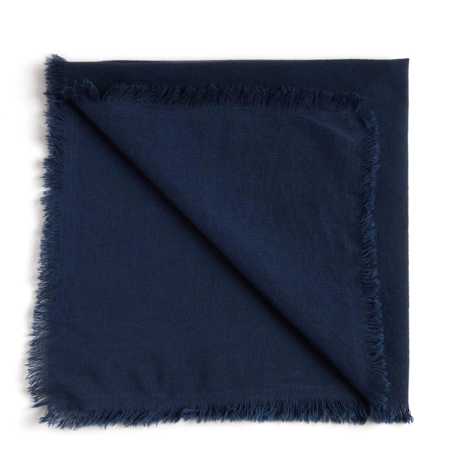 ACCENTHOME Navy Cotton Linen Napkin Set of 12 18X18 Inch Dinner Napkins - Washable Soft Premium Hotel Quality Reusable Napkins Perfect Table Napkins for Family Dinners, Weddings