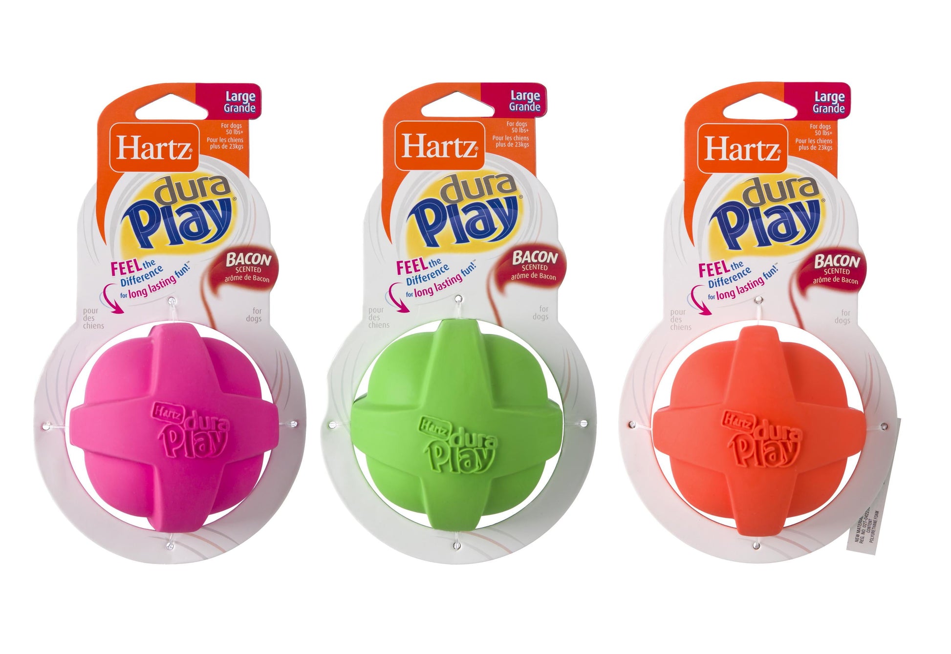 Dura Play Large Dog Toy Ball, Assorted Colors