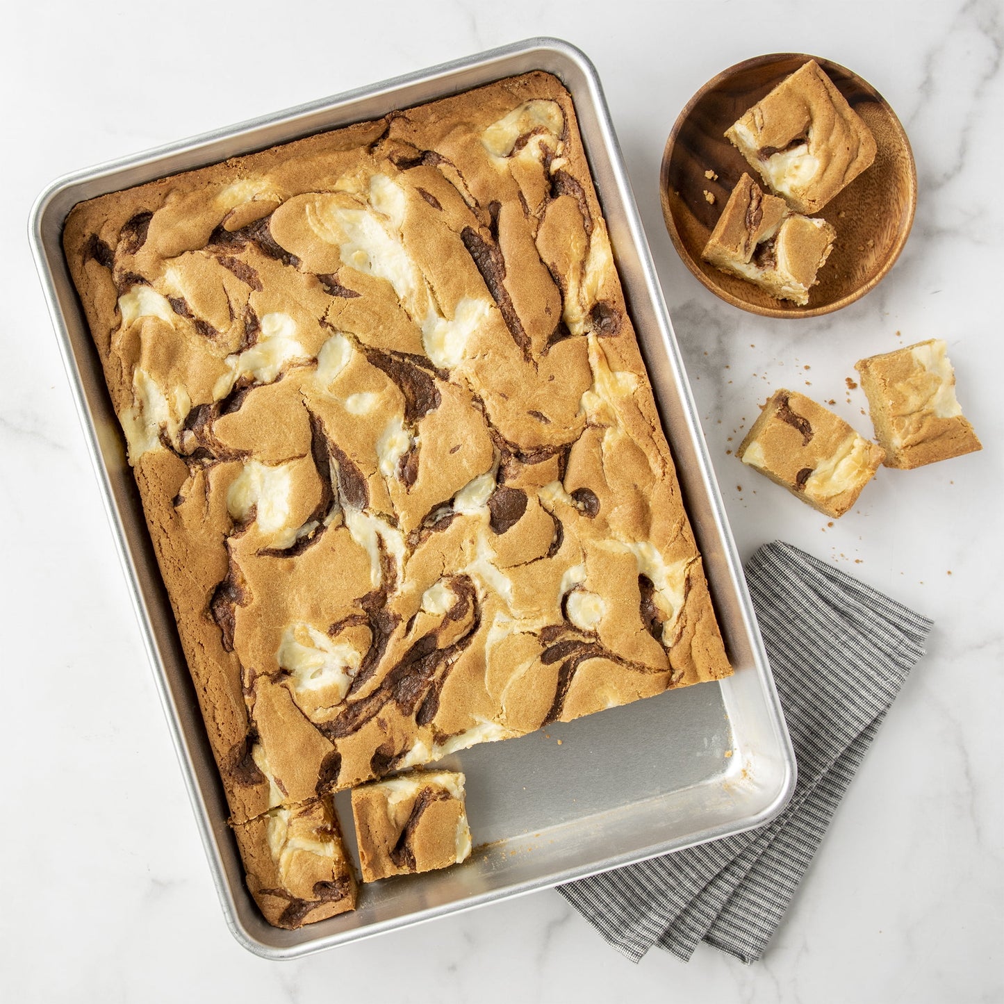 Naturals 20" X 13" Aluminum Roasting & Baking Pan with Nonstick Crisping Rack