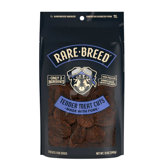 Pork Tender Meat Cuts Dog Treats, 12 Ounce