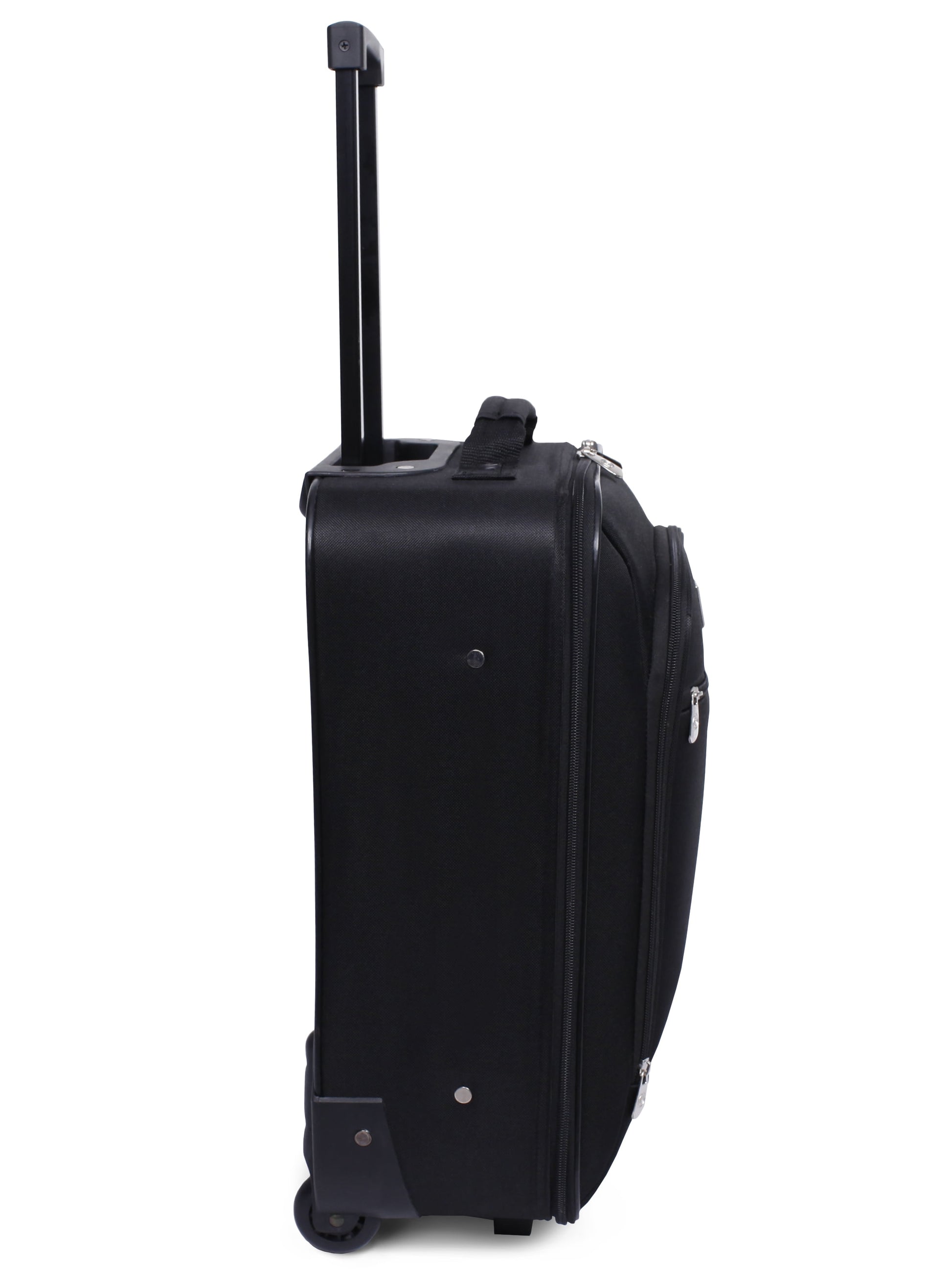 Pilot 18-Inch Softside Carry-On Luggage with Two Wheels, Black