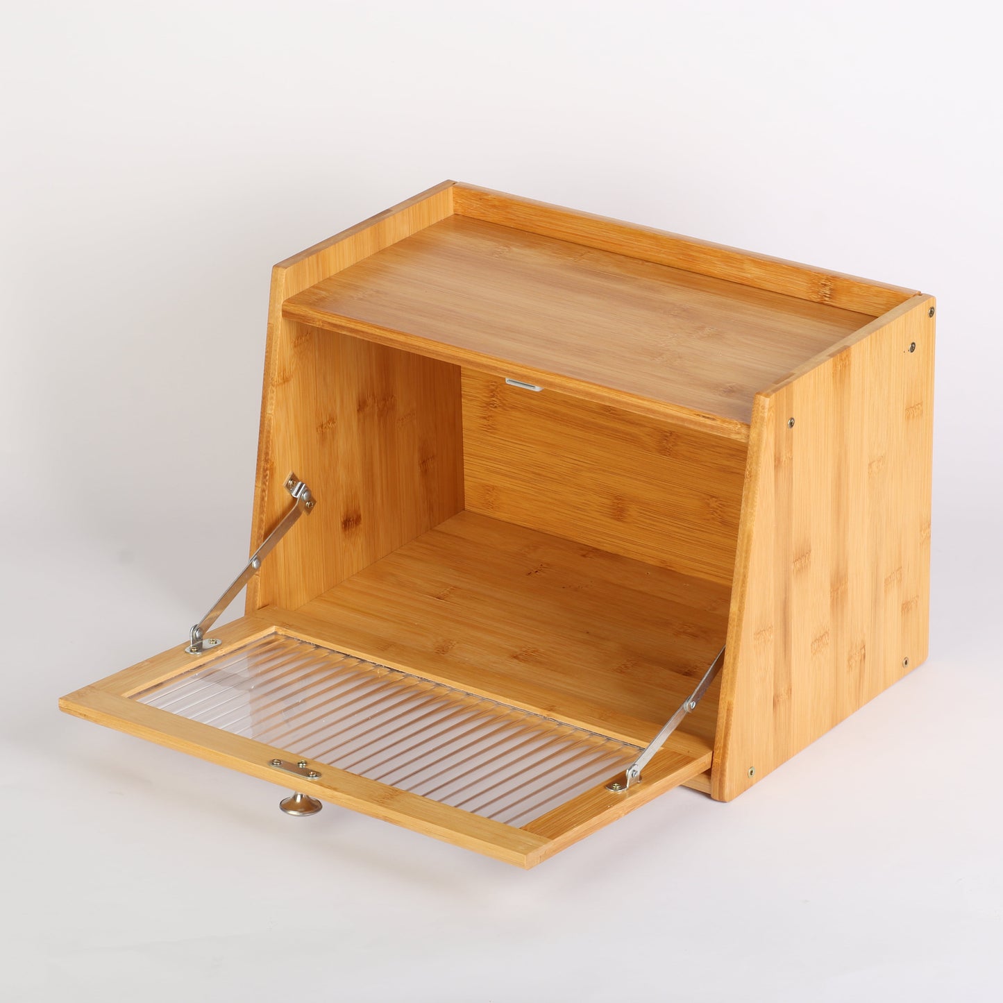 Bamboo Bread Box, Bread Box for Kitchen Counter, Large Bread Storage Container, Bread Bin for Bakery Products, Bread Holder Container, Natural