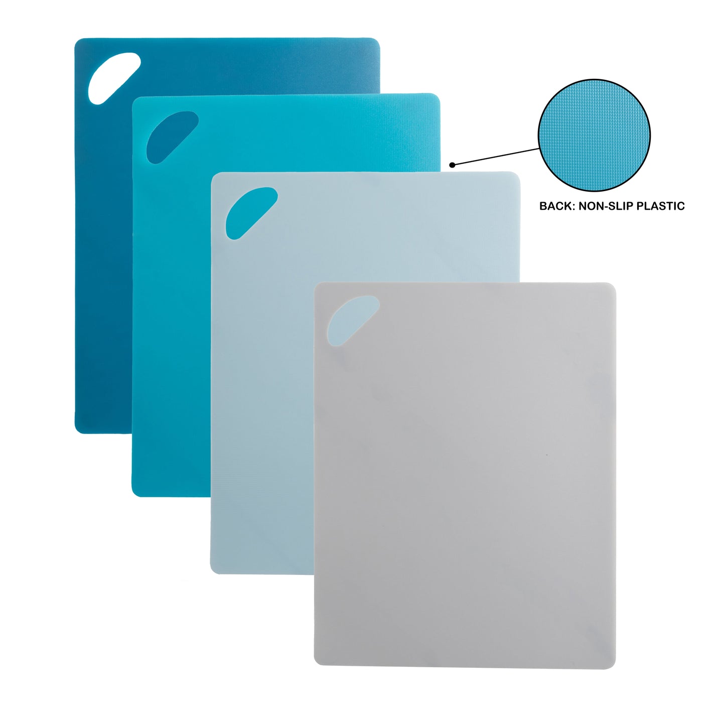 4 Pack Nonslip Flexible Cutting Mats, 14.1" X 10.8", 50% Recycled PP, Multicolor