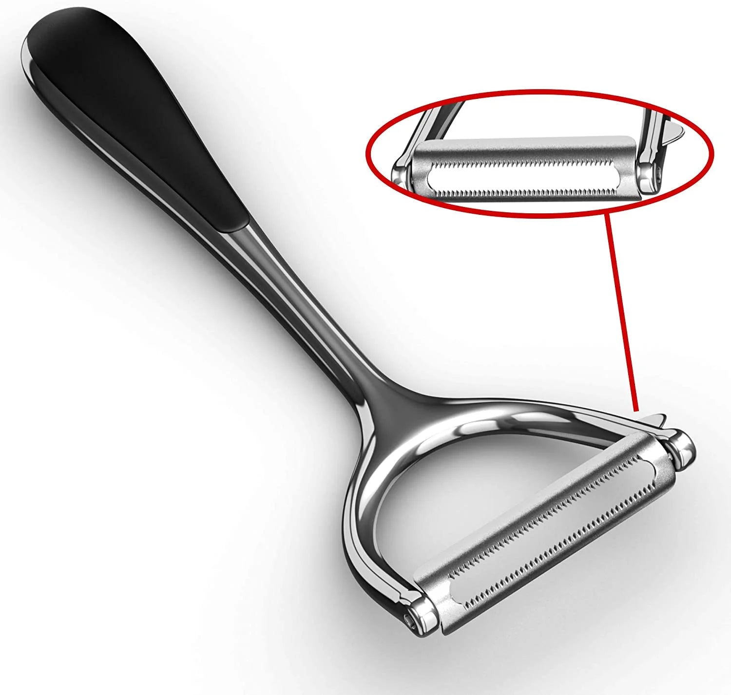 Vegetable Peelers Set – 2 Pack for Kitchen, Apple, Fruit, Carrot, Veggie, Potatoes Peeler, Y-Shaped and Swivel Stainless Steel Blades Peelers, Ergonomic Non-Slip Handle & Sharp Blade