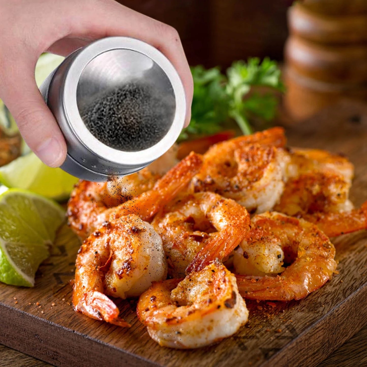 Special Offer! Set of 12 Stainless Steel Spice Jars, Magnetic Condiment Containers with Clear Lids, Spice Storage Tin with Holes for Pouring and Sifting