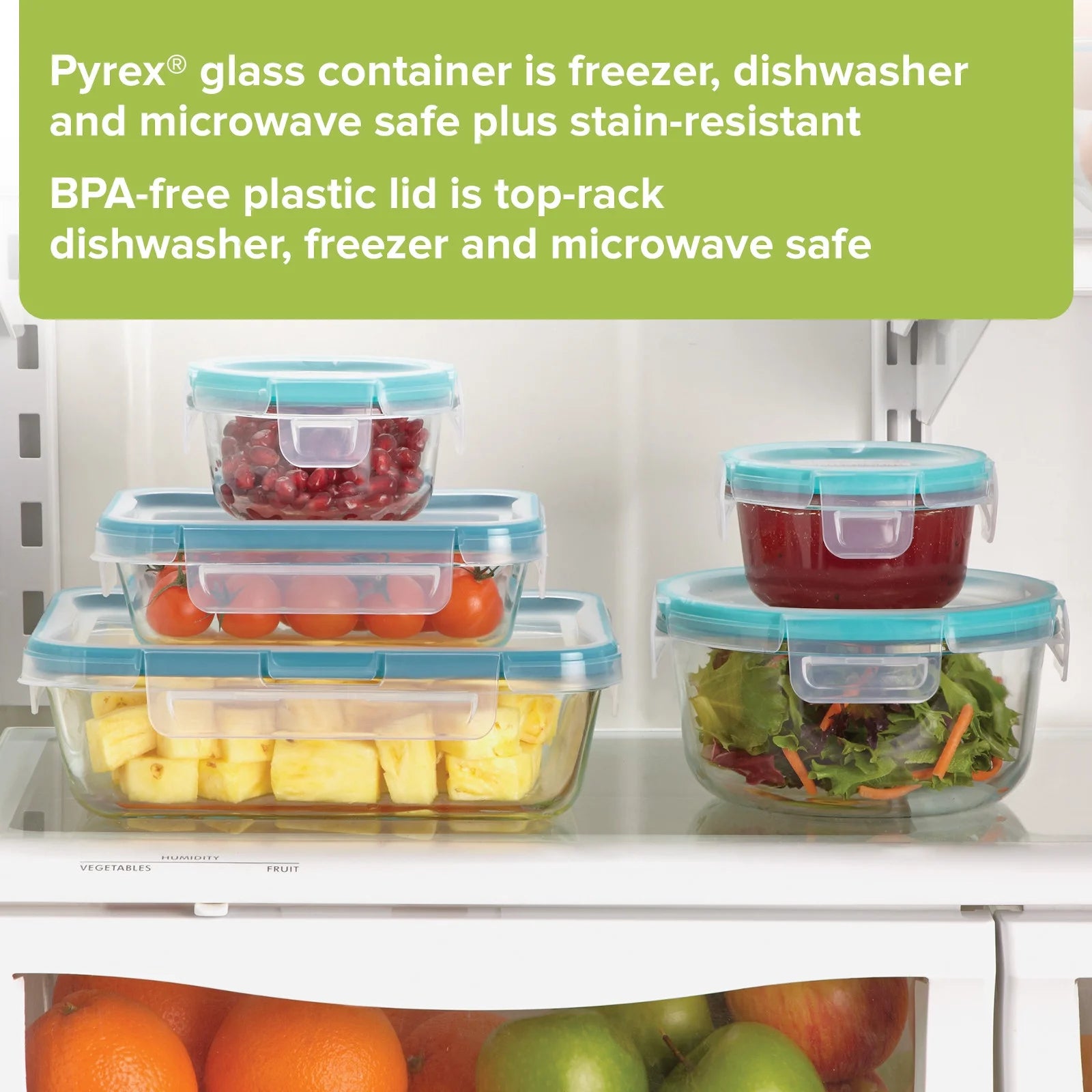 Total Solution Glass Storage Set, 10 Piece