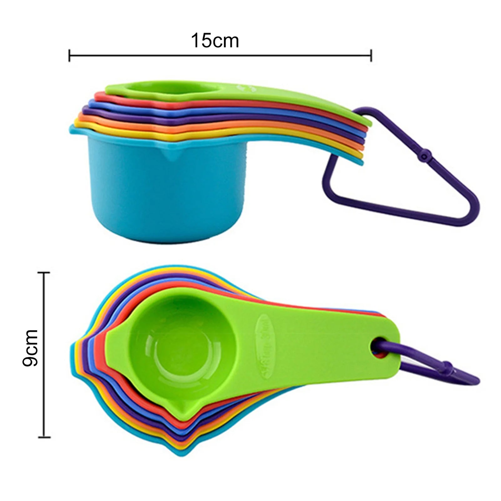 Measuring Spoon Set Measuring Cups 15Pcs Measuring Cup Spoon Set Food Grade Kitchen Supplies