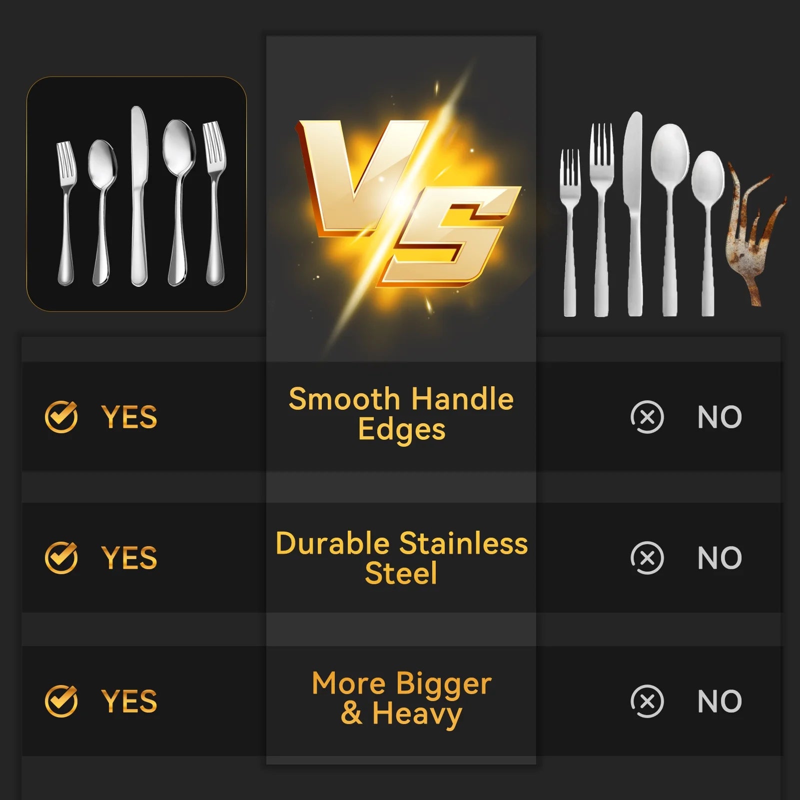 30 Pcs Silverware Set for 6,  Stainless Steel Flatware Tableware Set, Include Forks Spoons and Knives Set, Mirror Polished Cutlery Utensil Set for Home Restaurant, Dishwasher Safe