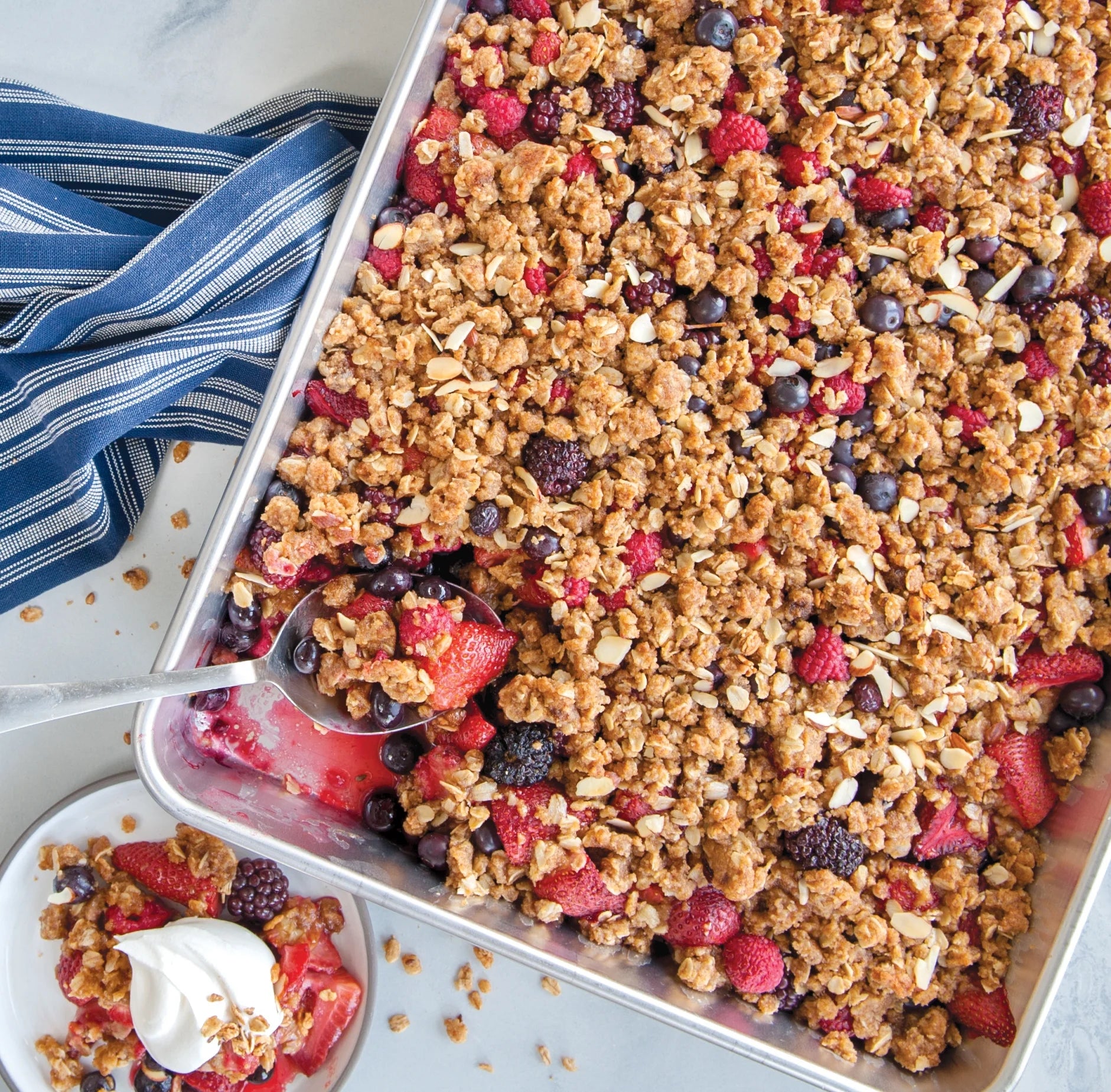 Naturals 20" X 13" Aluminum Roasting & Baking Pan with Nonstick Crisping Rack