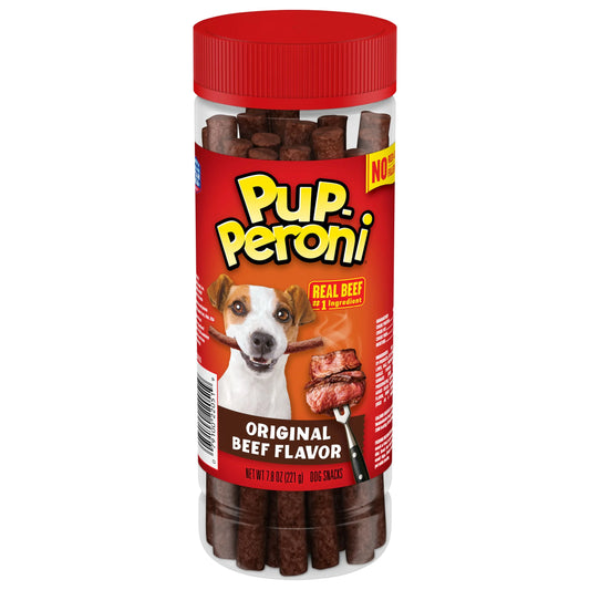 Original Beef Flavor Dog Treats, 7.8 oz Canister