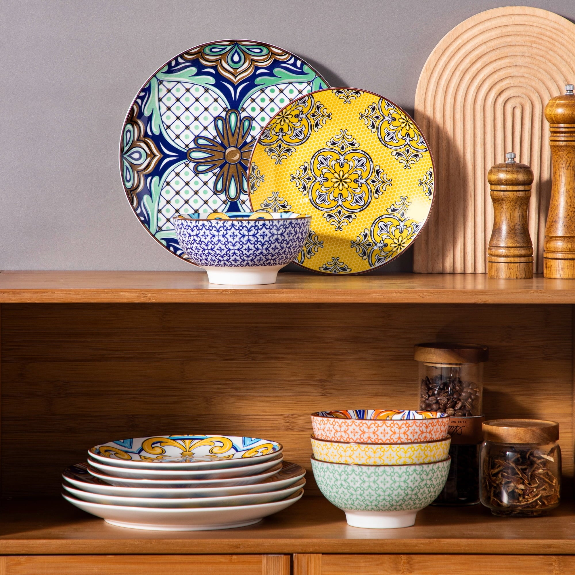 Malacasa 12 Pcs Dinnerware Set - Thumbnail 4