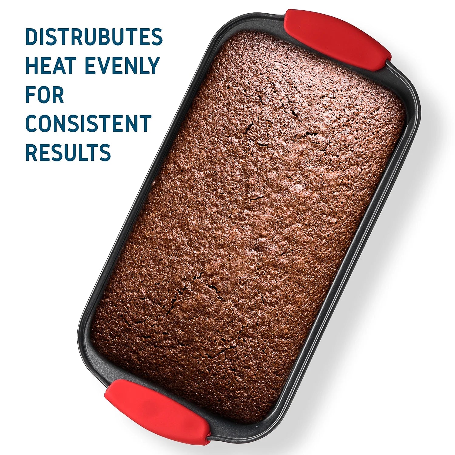 Nonstick Bakeware Set - 15 PC Baking Pan Tray Set with Silicone Handles & Utensils, Baking Sheet, Carbon Steel Cookie Sheets, Baking Dish, Baking Pans, Black