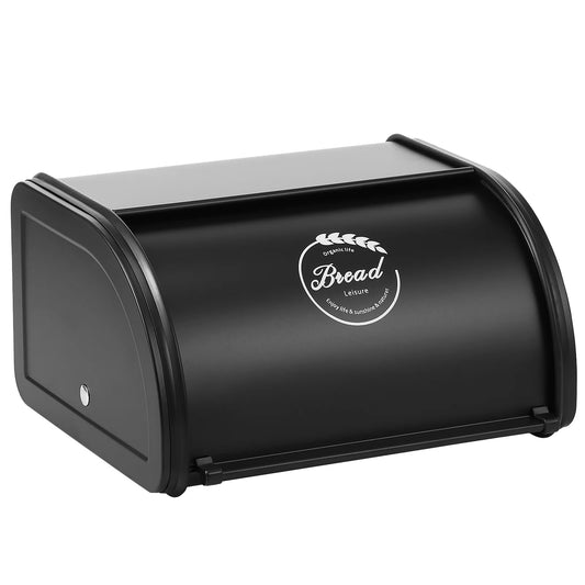 Metal Bread Box with Lid Vintage Bread Bin Bread Holder Box Portable Bread Box Container Bread Storage Bin Breadbox Container Keeper Bread Storage Container for Countertop Home
