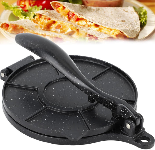 8 Inch Non-Stick Tortilla Press, Flour Corn Press Bakeware Tool DIY Dough Press Tortilla Maker, Kitchen Utensils for Tortillas, Paracones, Pizza, Pie, Patty