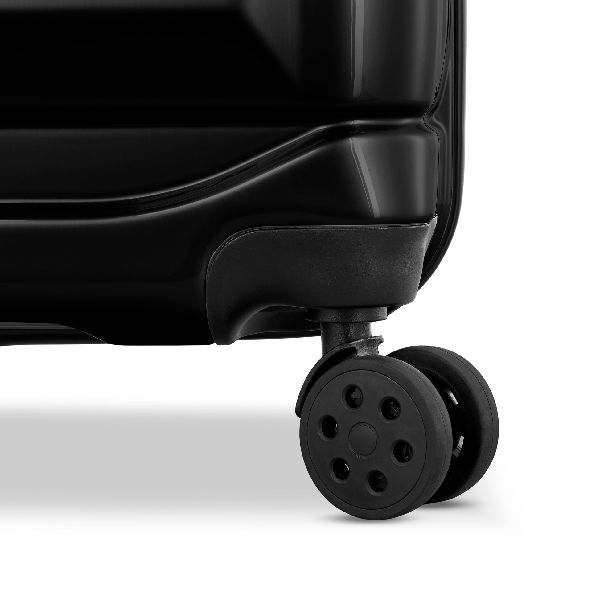 Kontour Hardside Expandable Spinner Luggage Set with Divider Pockets in Black