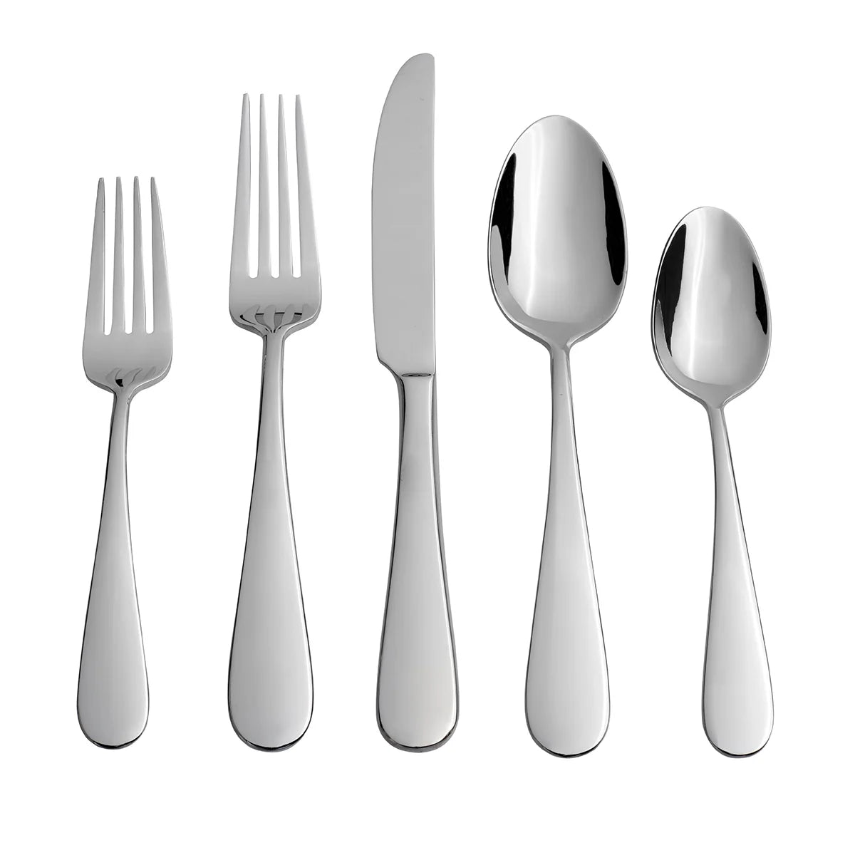 Teso 40-Piece Stainless Steel Flatware Set with Caddy (Service for 8)