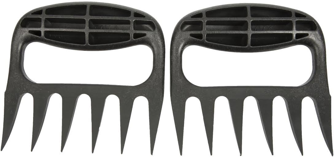 The Original Bear Paw Meat Shredder - Claws for Shredding Pork, Chicken & Any Meat (Black)