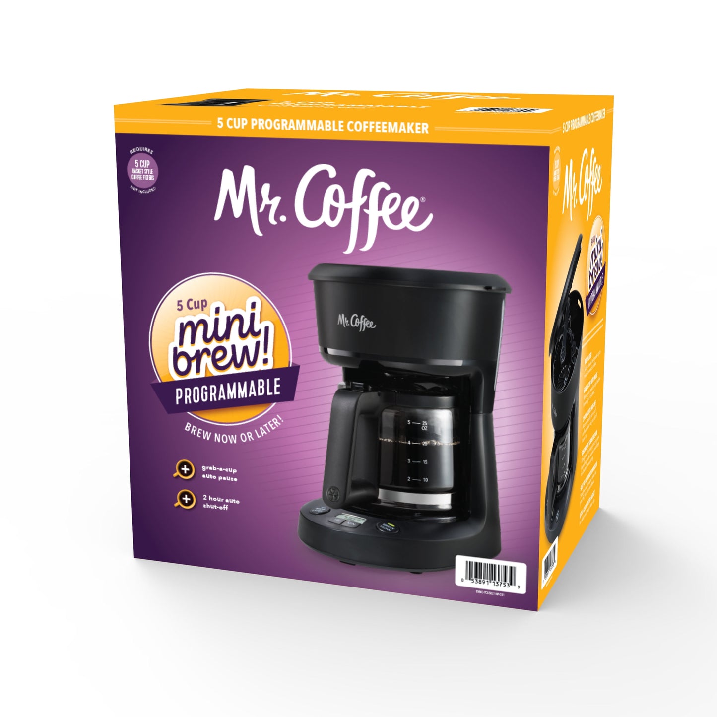 5-Cup Programmable Coffee Maker