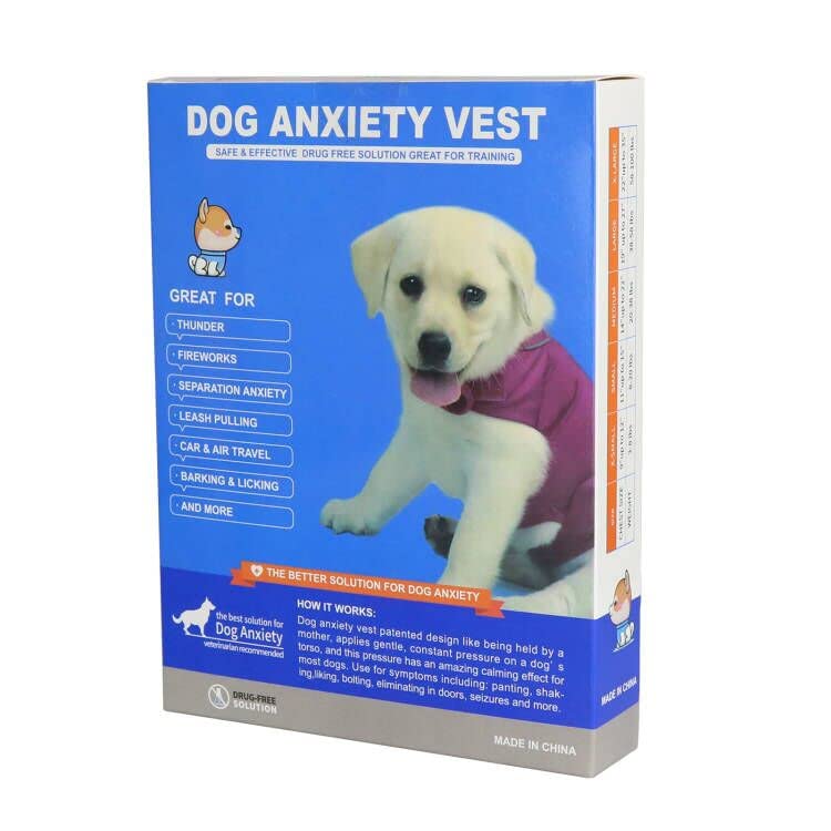MCHY Dog Anxiety Vest, Anxiety Relief for Dogs, Dog Calming Coat (Rose S)