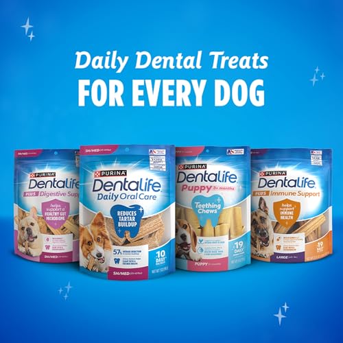 Purina DentaLife Made in USA Facilities Large Dog Dental Chews, Daily - 18 ct. Pouch