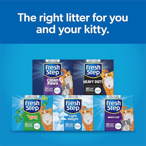 Fresh Step Advanced Extreme Clumping Litter with Febreze Freshness with Mountain Spring Scent, Fights Odor on Contact, 37 lbs. (2 x 18.5 lb. Box)