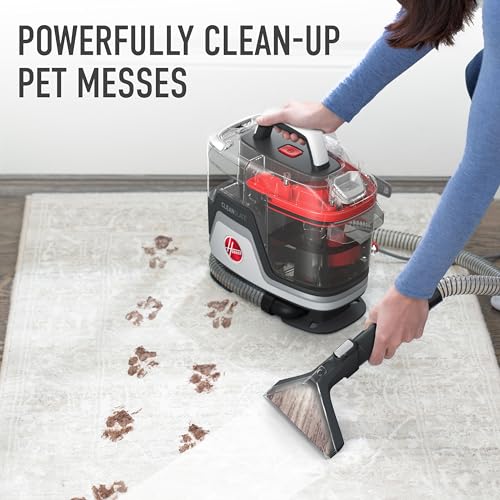 Hoover CleanSlate Plus Carpet & Upholstery Spot Cleaner, Stain Remover, Portable, FH14050, White